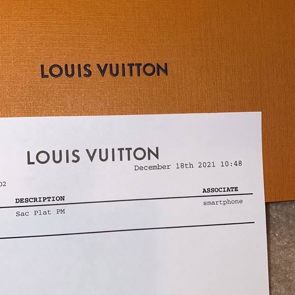 New! Louis Vuitton “Sac Plat PM” purse  (Authentic) cross body purse - Picture 4 of 16